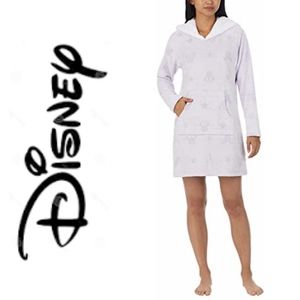 Disney fleece hoodie lounge wear lavender 💜  large